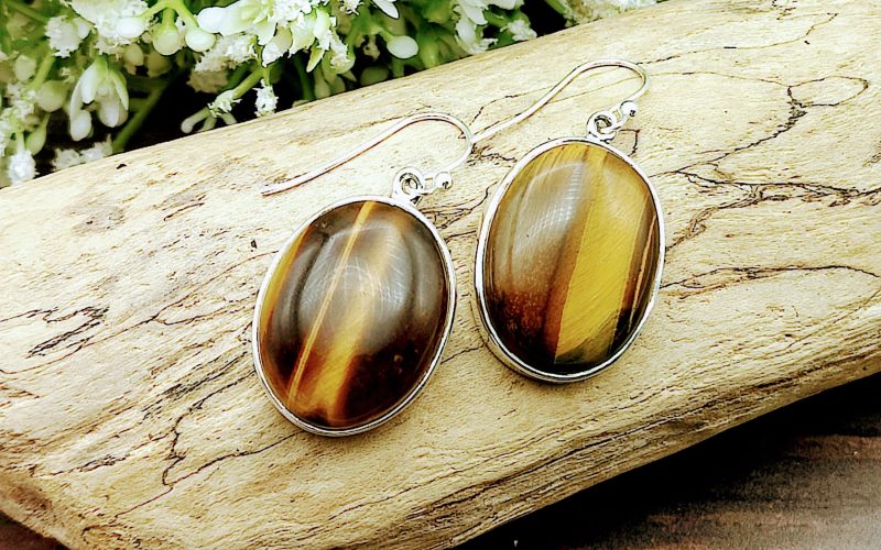Make a Bold Statement with Stunning Tiger Eye Earrings